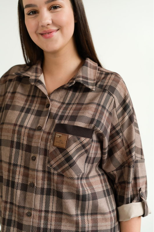 Рубашка в клетку